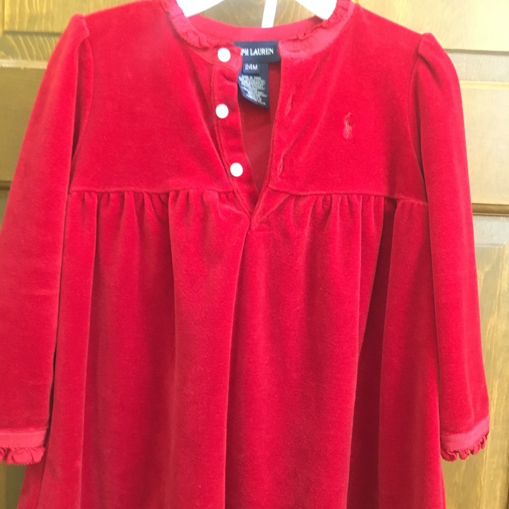 Ralph Lauren Infant velour dress